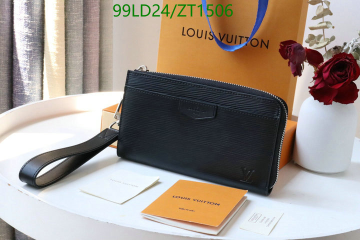 LV Bags-(Mirror)-Wallet-,Code: ZT1506,$: 99USD