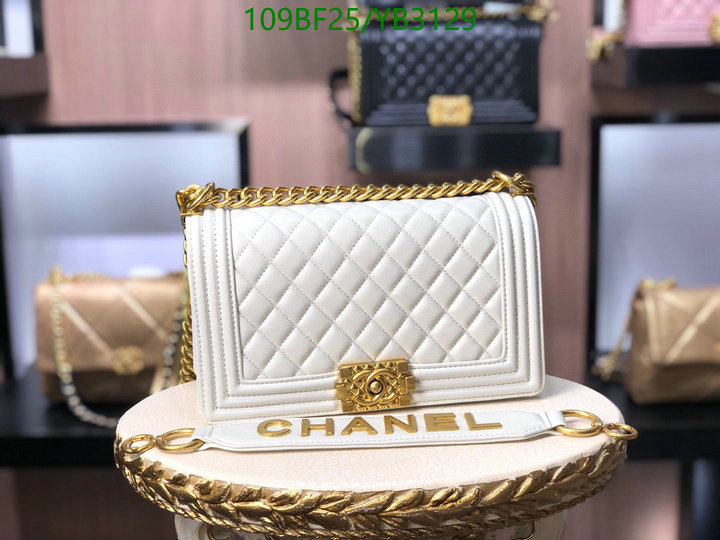 Chanel Bags ( 4A )-Le Boy,Code: YB3129,$: 109USD