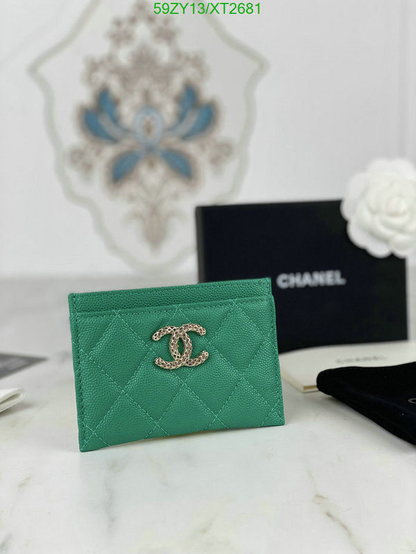 Chanel Bags ( 4A )-Wallet-,Code: XT2681,$: 59USD