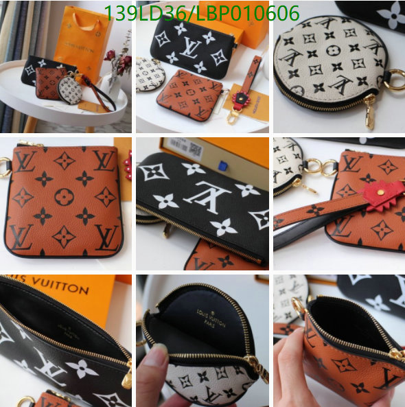 LV Bags-(Mirror)-Wallet-,Code: LBP010606,$: 139USD
