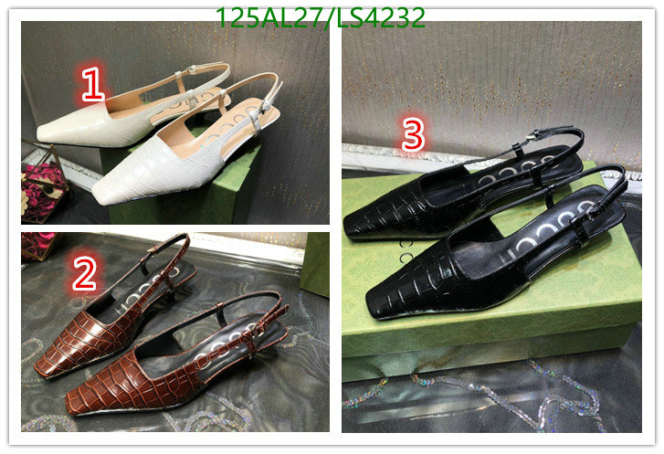 Women Shoes-Gucci, Code: LS4232,$: 125USD