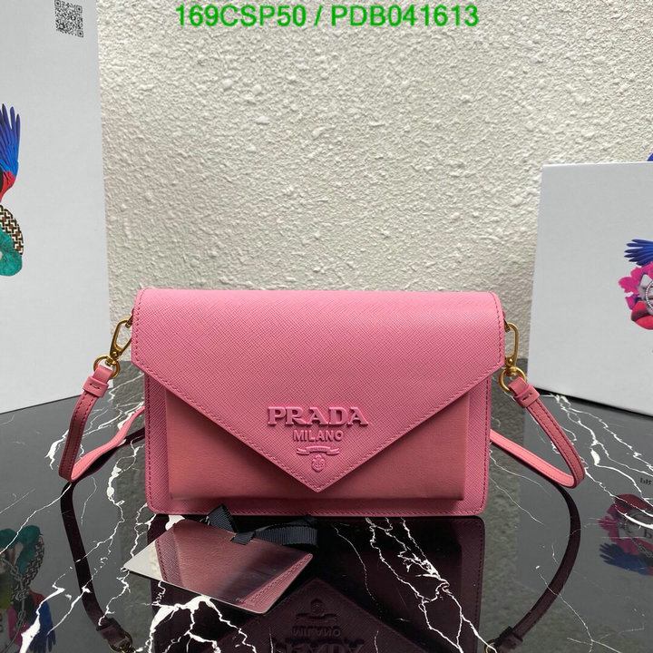 Prada Bag-(Mirror)-Diagonal-,Code: PDB041613,$: 169USD