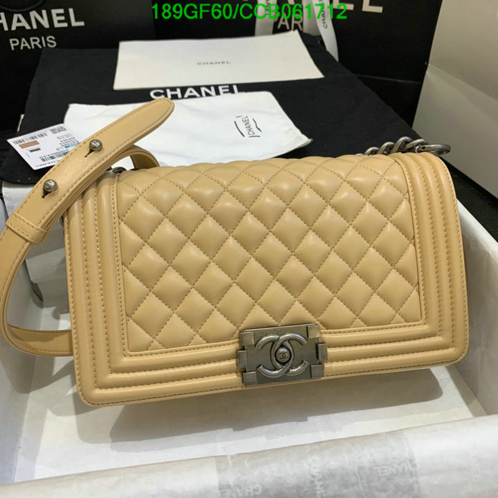 Chanel Bags -(Mirror)-Le Boy,Code: CCB061712,$: 189USD