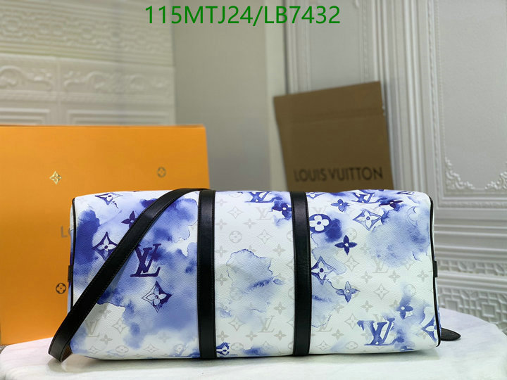 LV Bags-(4A)-Keepall BandouliRe 45-50-,Code: LB7432,$: 115USD