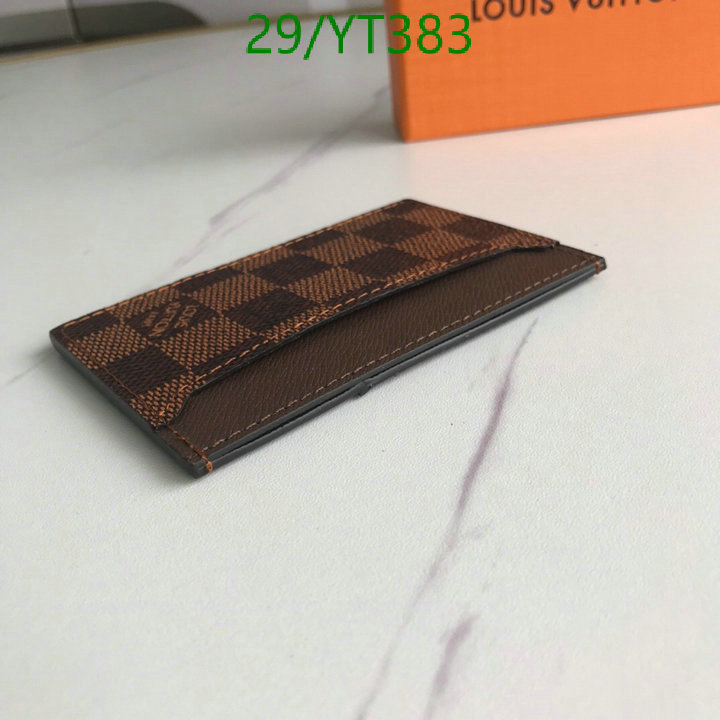 LV Bags-(4A)-Wallet-,Code: YT383,$: 29USD