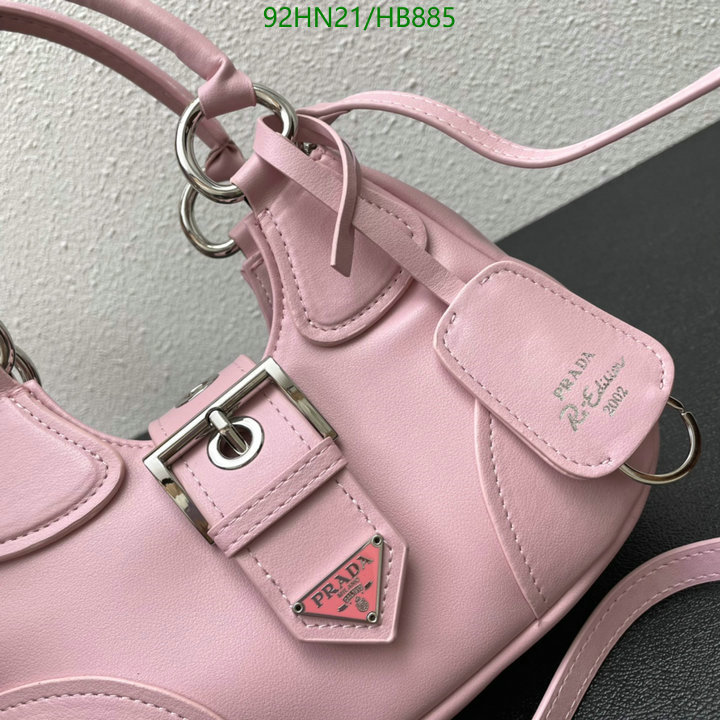 Prada Bag-(4A)-Handbag-,Code: HB885,$: 92USD