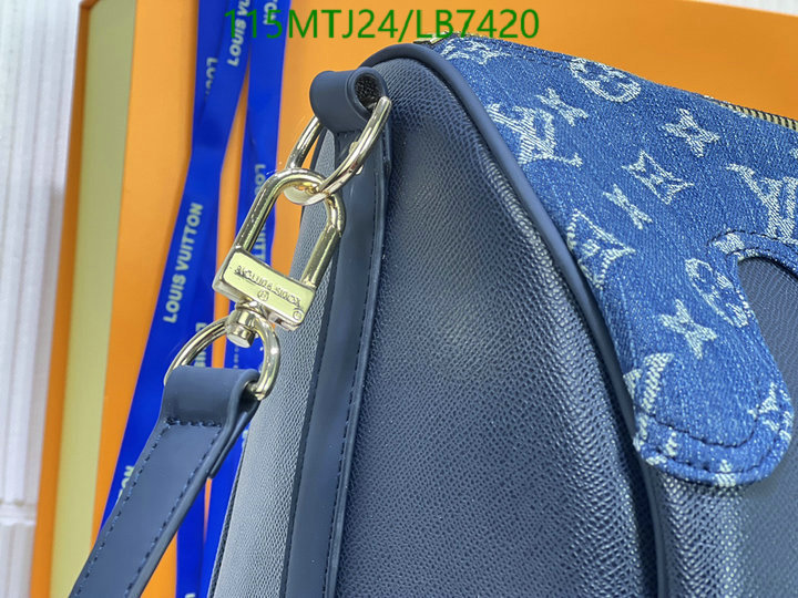 LV Bags-(4A)-Keepall BandouliRe 45-50-,Code: LB7420,$: 115USD