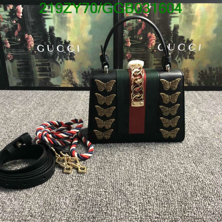 Gucci Bag-(Mirror)-Handbag-,Code: GGB031604,$: 219USD