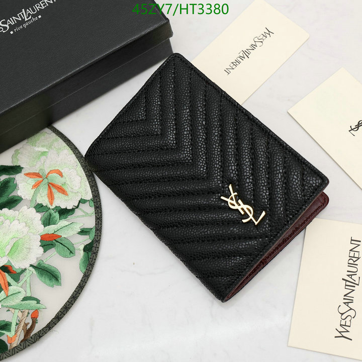 YSL Bag-(4A)-Wallet-,Code: HT3380,$: 45USD