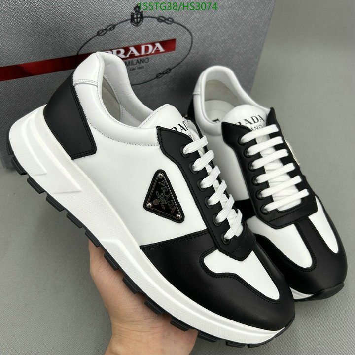 Men shoes-Prada, Code: HS3074,$: 155USD