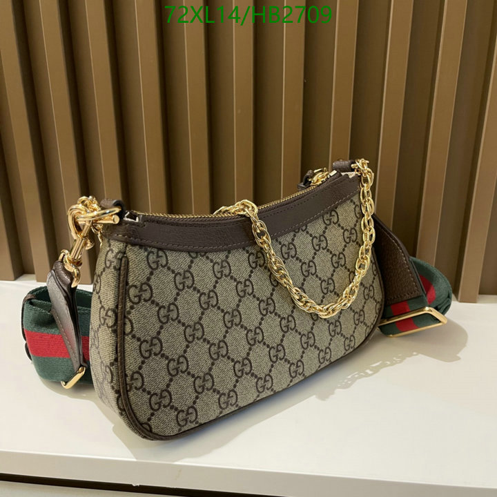 Gucci Bag-(4A)-Diagonal-,Code: HB2709,$: 72USD