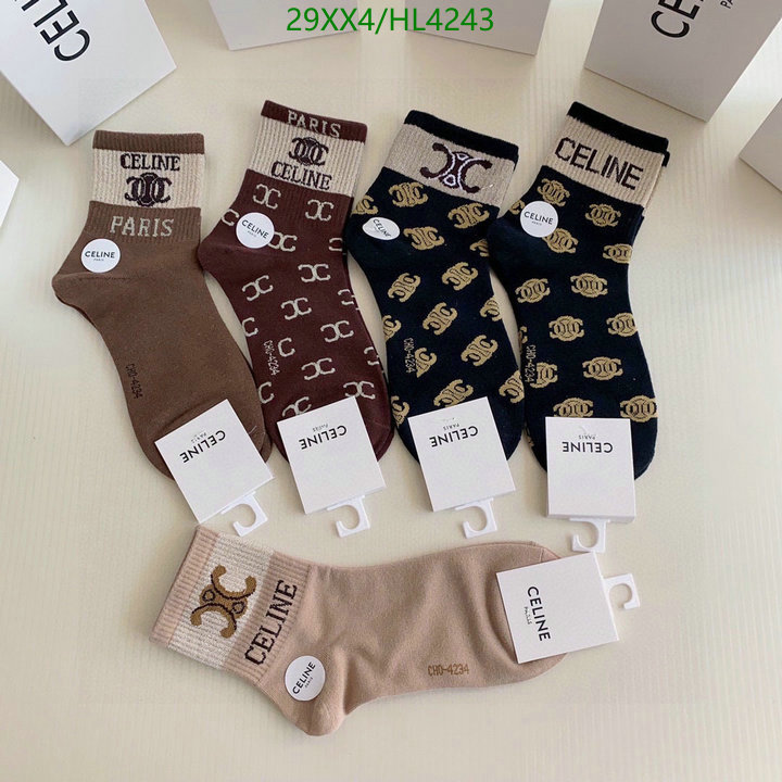 Sock-CELINE, Code: HL4243,$: 29USD