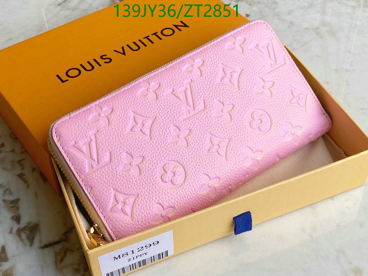 LV Bags-(Mirror)-Wallet-,Code: ZT2851,$: 139USD