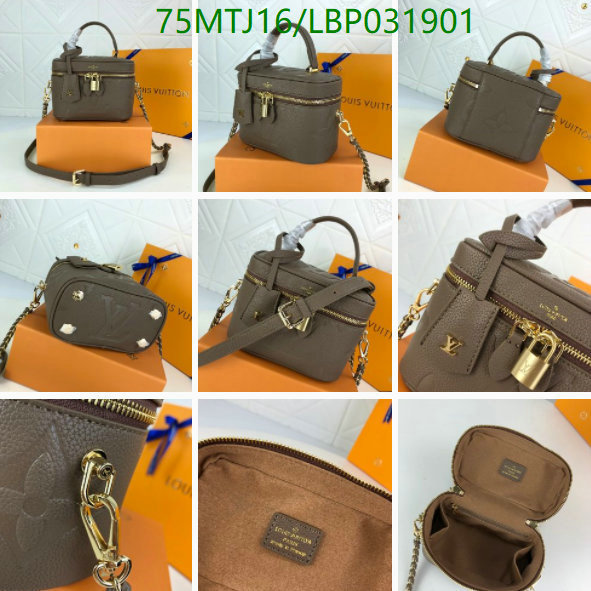 LV Bags-(4A)-Vanity Bag-,Code: LBP031901,$: 75USD