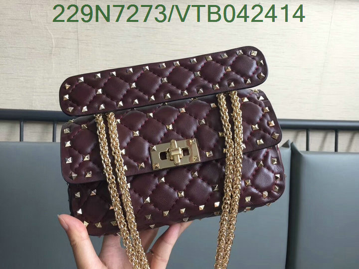 Valentino Bag-(Mirror)-Rockstud Spike,Code: VTB042414,$:229USD