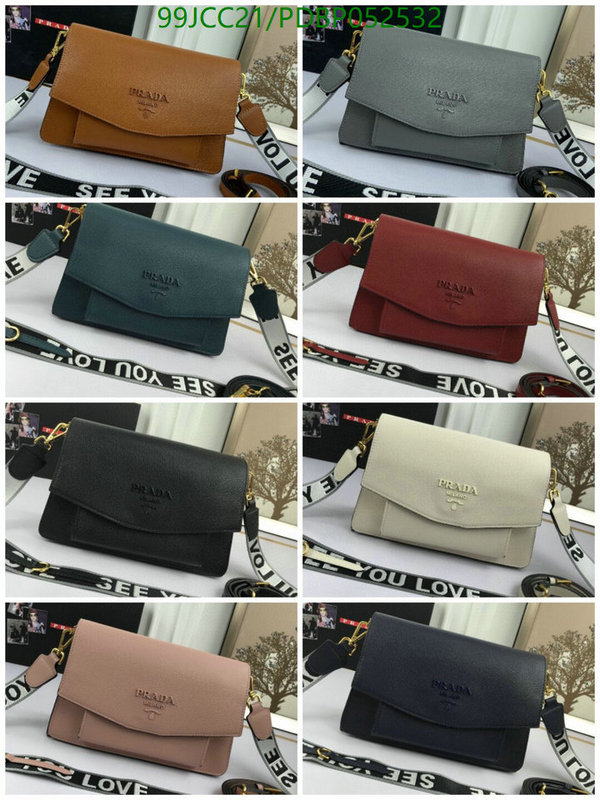 Prada Bag-(4A)-Diagonal-,Code: PDBP052532,$: 99USD