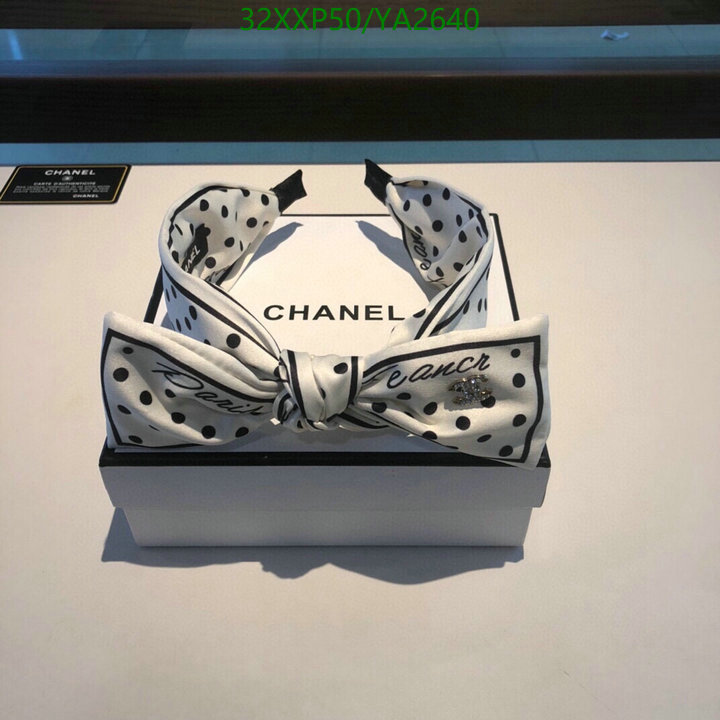 Headband-Chanel, Code: YA2640,$: 32USD