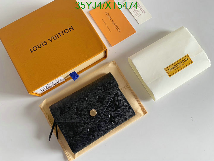 LV Bags-(4A)-Wallet-,Code: XT5474,$: 35USD