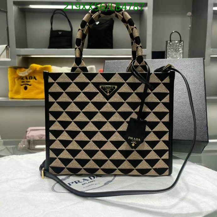 Prada Bag-(Mirror)-Handbag-,Code: LB4787,$: 219USD