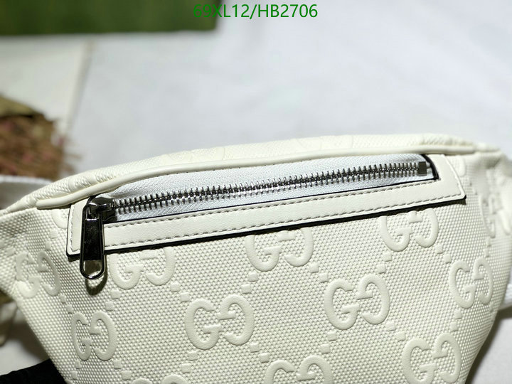 Gucci Bag-(4A)-Belt Bag-Chest Bag--,Code: HB2706,$: 69USD