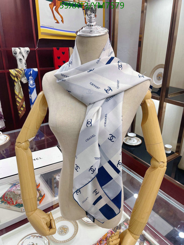 Scarf-Chanel, Code: YM7579,$: 59USD