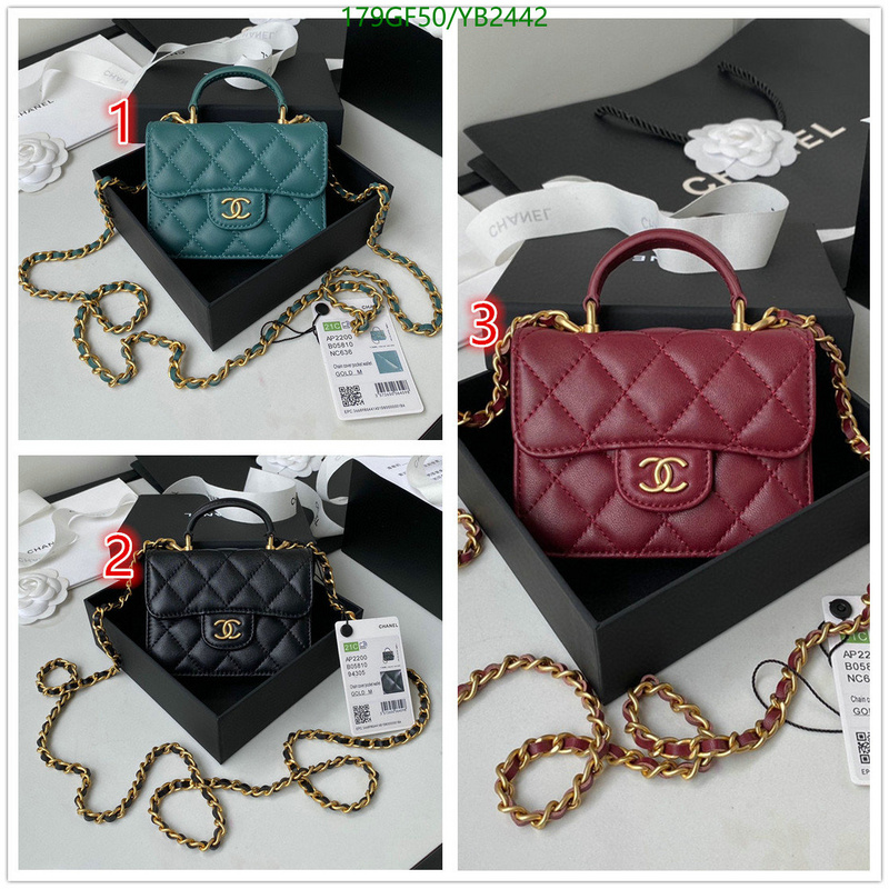 Chanel Bags -(Mirror)-Diagonal-,Code: YB2442,$: 179USD