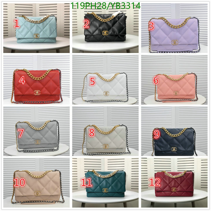 Chanel Bags ( 4A )-Diagonal-,Code: YB3314,$: 119USD