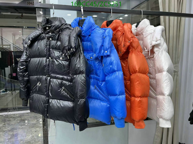 Down jacket Men-Moncler, Code: ZC5251,$: 169USD