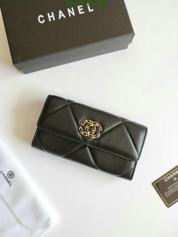 Chanel Bags ( 4A )-Wallet-,Code: ZT1605,$: 49USD