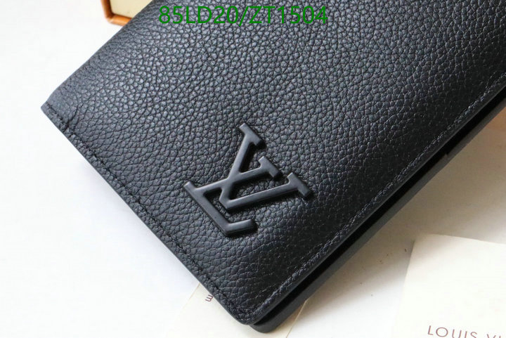 LV Bags-(Mirror)-Wallet-,Code: ZT1504,$: 85USD