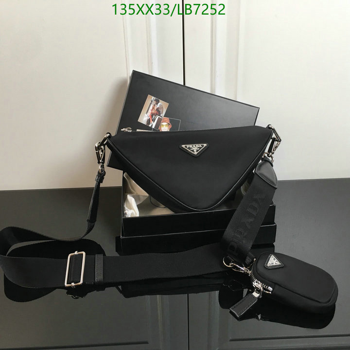 Prada Bag-(Mirror)-Triangle,Code: LB7252,$: 135USD