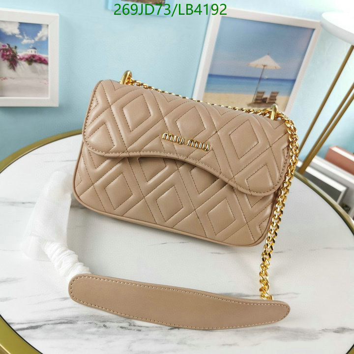 Miu Miu Bag-(Mirror)-Diagonal-,Code: LB4192,$: 269USD