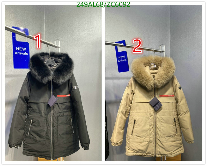 Down jacket Women-Prada, Code: ZC6092,$: 249USD