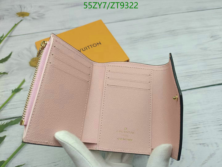 LV Bags-(4A)-Wallet-,Code: ZT9322,$: 55USD