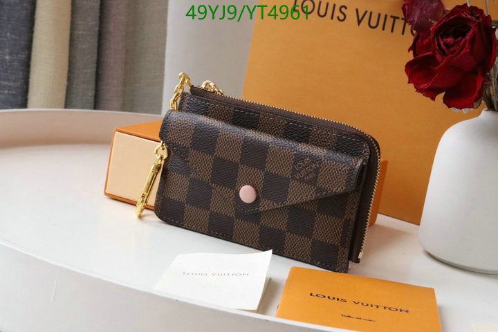 LV Bags-(4A)-Wallet-,Code: YT4961,$: 49USD