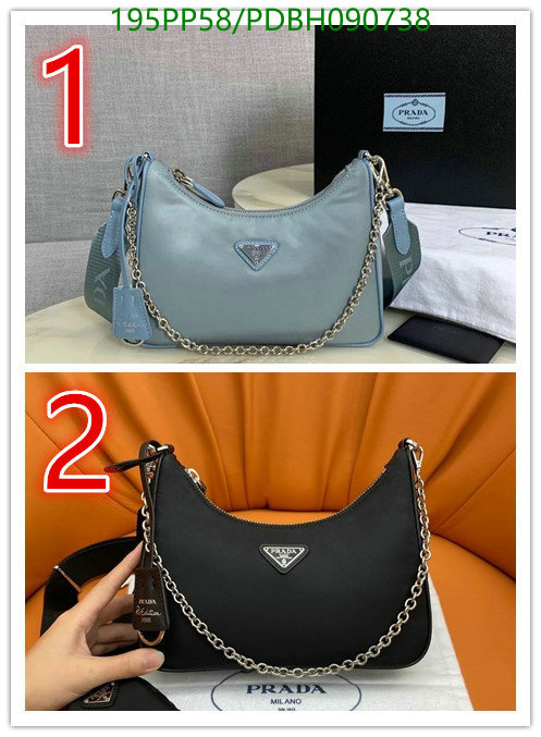 Prada Bag-(Mirror)-Re-Edition 2005,Code:PDBH090738,$:195USD