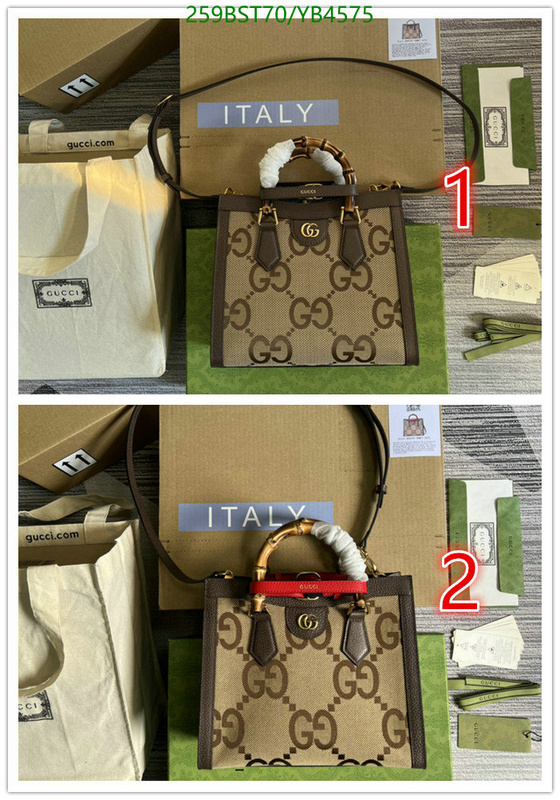 Gucci Bag-(Mirror)-Diana-Bamboo-,Code: YB4575,$: 259USD