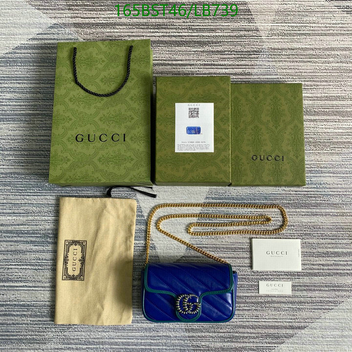 Gucci Bag-(Mirror)-Marmont,Code: LB739,$: 165USD