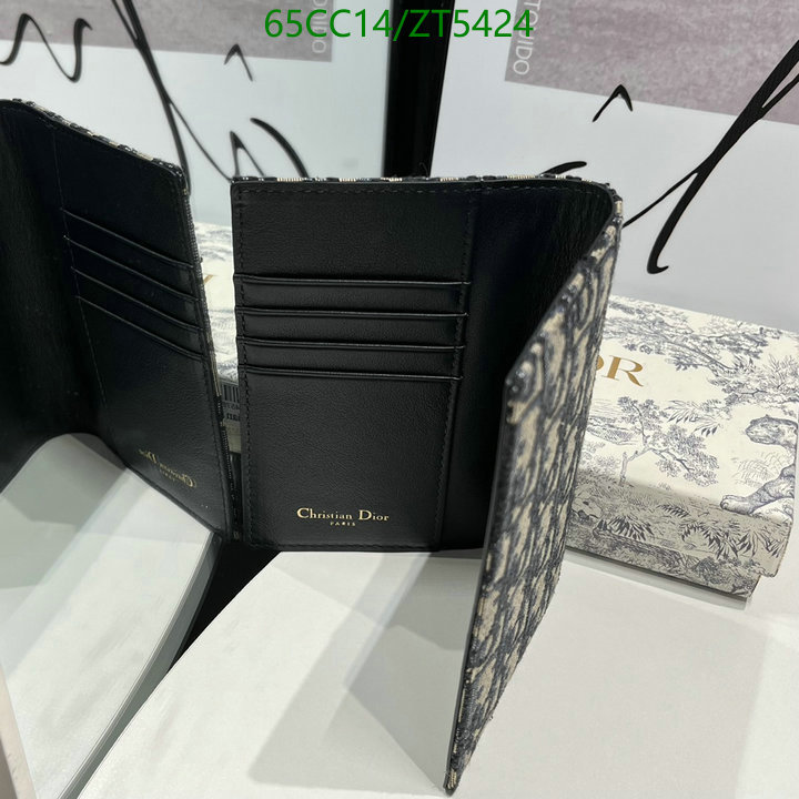 Dior Bags -(Mirror)-Wallet-,Code: ZT5424,$: 65USD