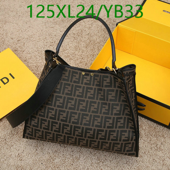 Fendi Bag-(4A)-Peekaboo,Code: YB33,$: 125USD