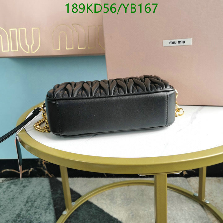 Miu Miu Bag-(Mirror)-Diagonal-,Code: YB167,$: 189USD