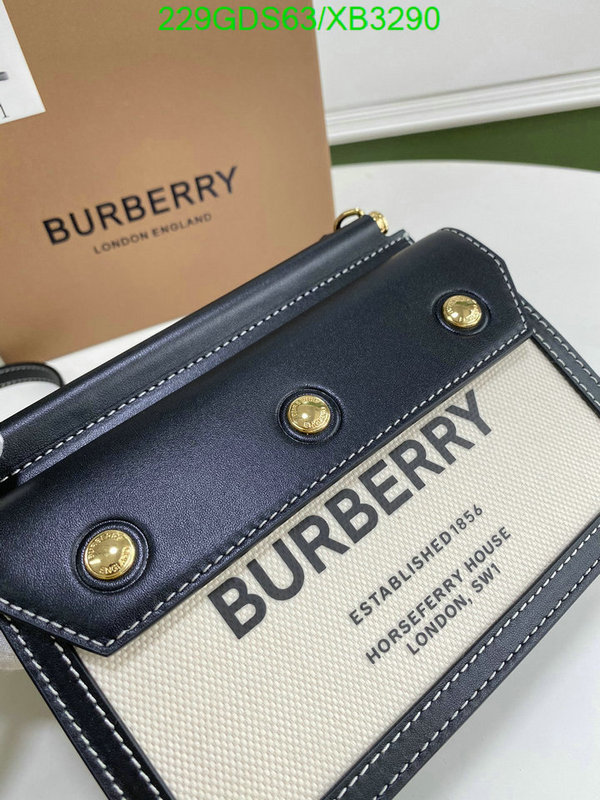 Burberry Bag-(Mirror)-Diagonal-,Code: XB3290,$: 229USD