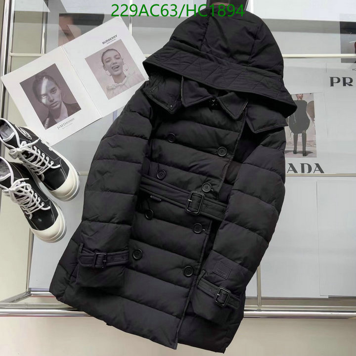 Down jacket Women-Burberry, Code: HC1894,$: 229USD