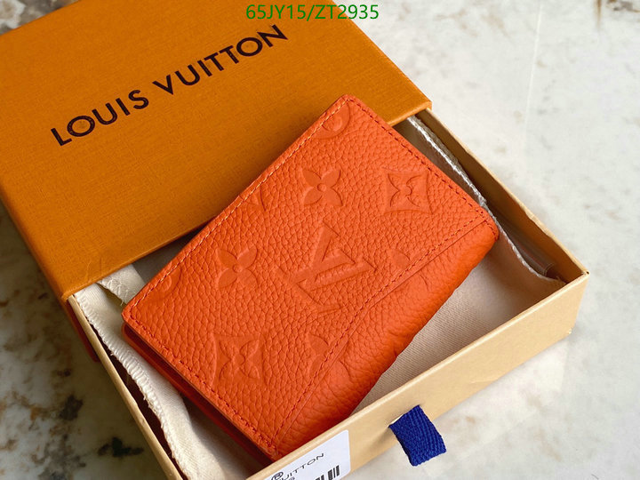 LV Bags-(Mirror)-Wallet-,Code: ZT2935,$: 65USD