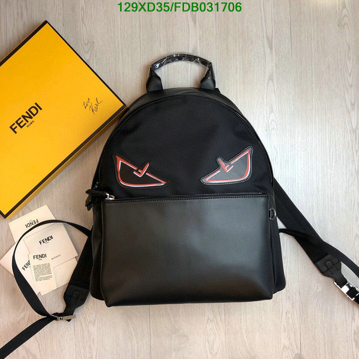 Fendi Bag-(4A)-Backpack-,Code: FDB031706,$:129USD