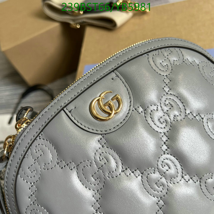 Gucci Bag-(Mirror)-Diagonal-,Code: YB5981,$: 239USD