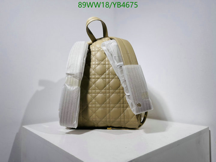 Dior Bags-(4A)-Backpack,Code: YB4675,$: 89USD