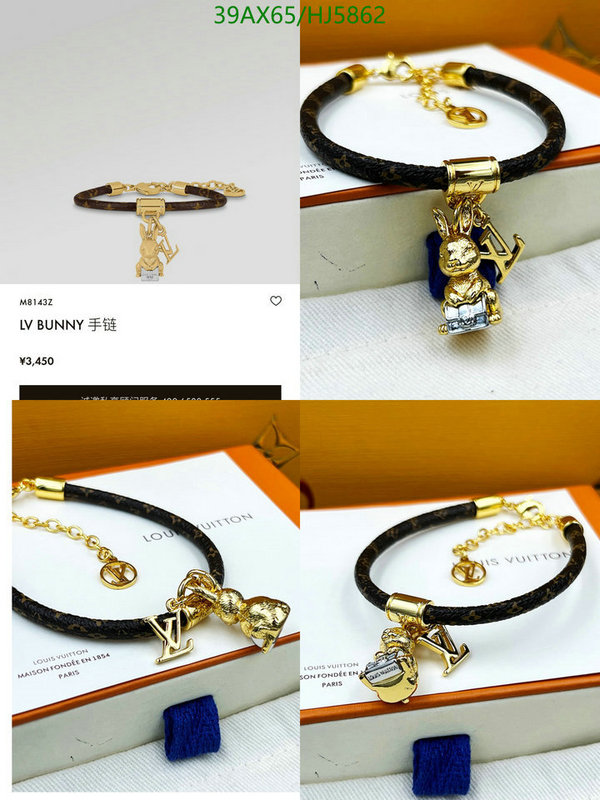 Jewelry-LV,Code: HJ5862,$: 39USD