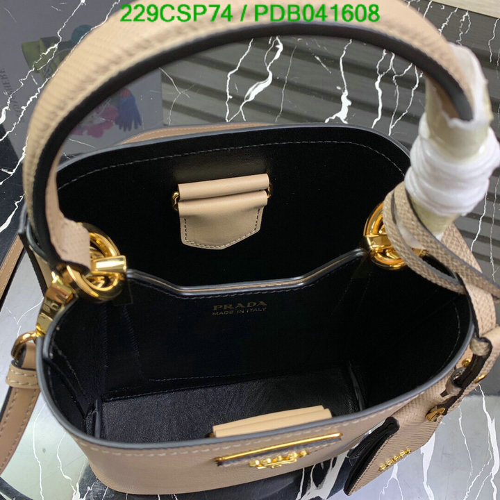 Prada Bag-(Mirror)-Diagonal-,Code: PDB041608,$: 229USD