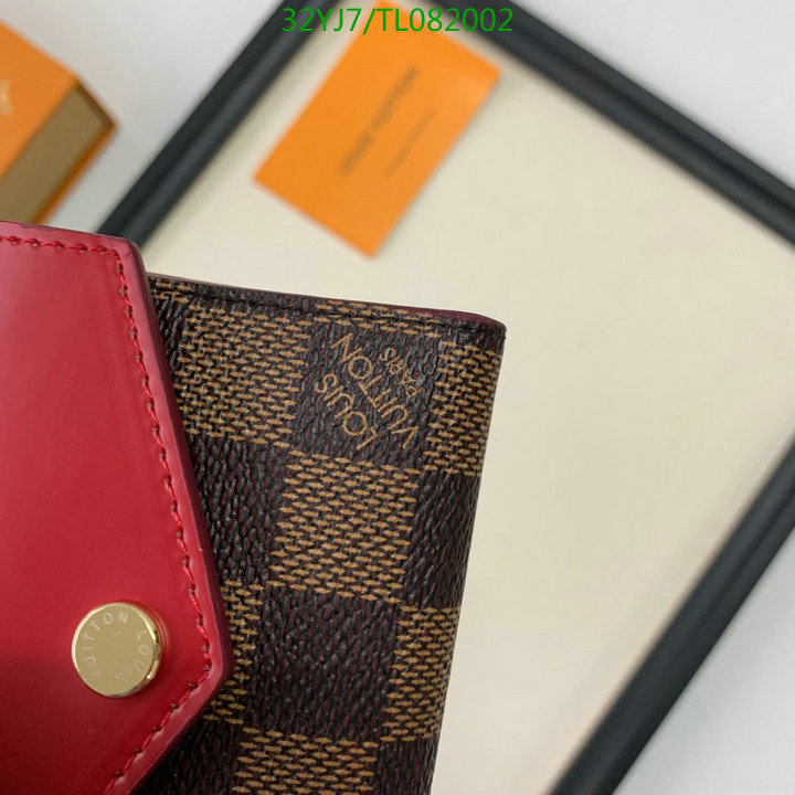 LV Bags-(4A)-Wallet-,Code: TL082002,$: 32USD